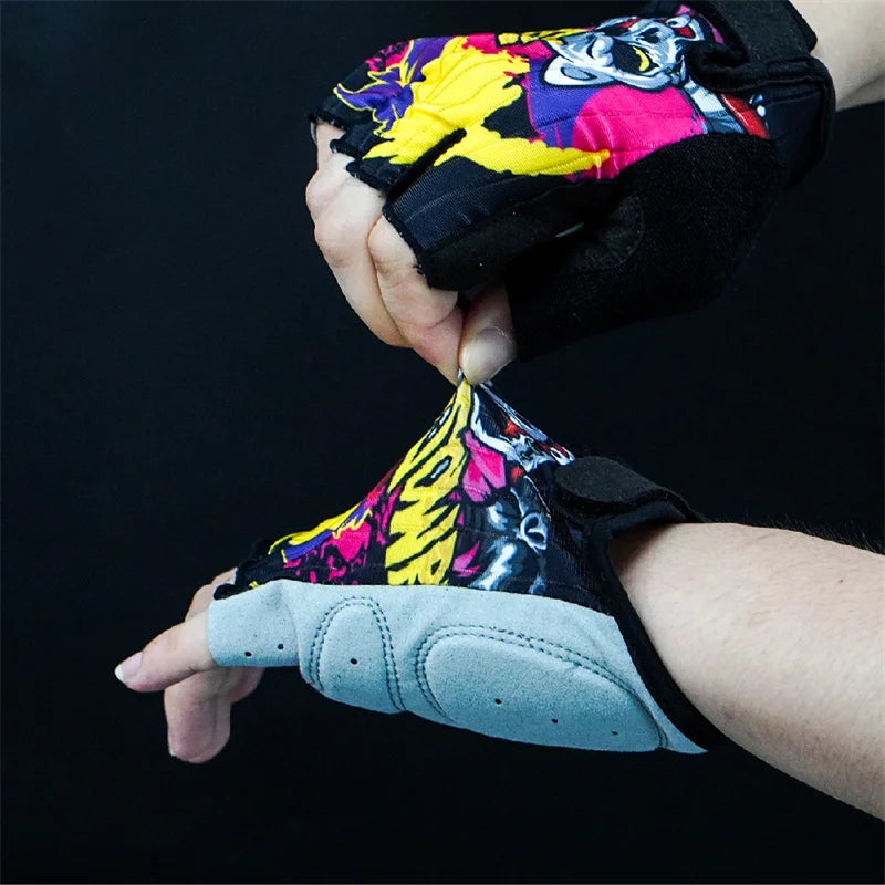 Gants de Fitness et de sport Demi-Doigt avec Coussinets en Silicone – Performance et Confort.