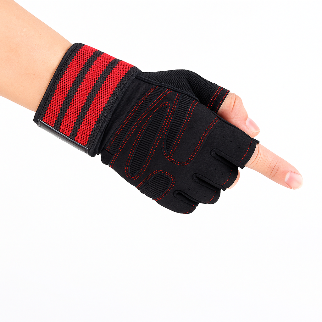 Gants d'Haltérophilie avec Support de Poignet – Performance et Protection