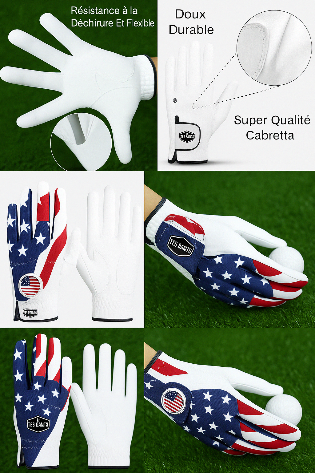Gants de Golf O FINGER TEN – Élégance, Performance et Confort