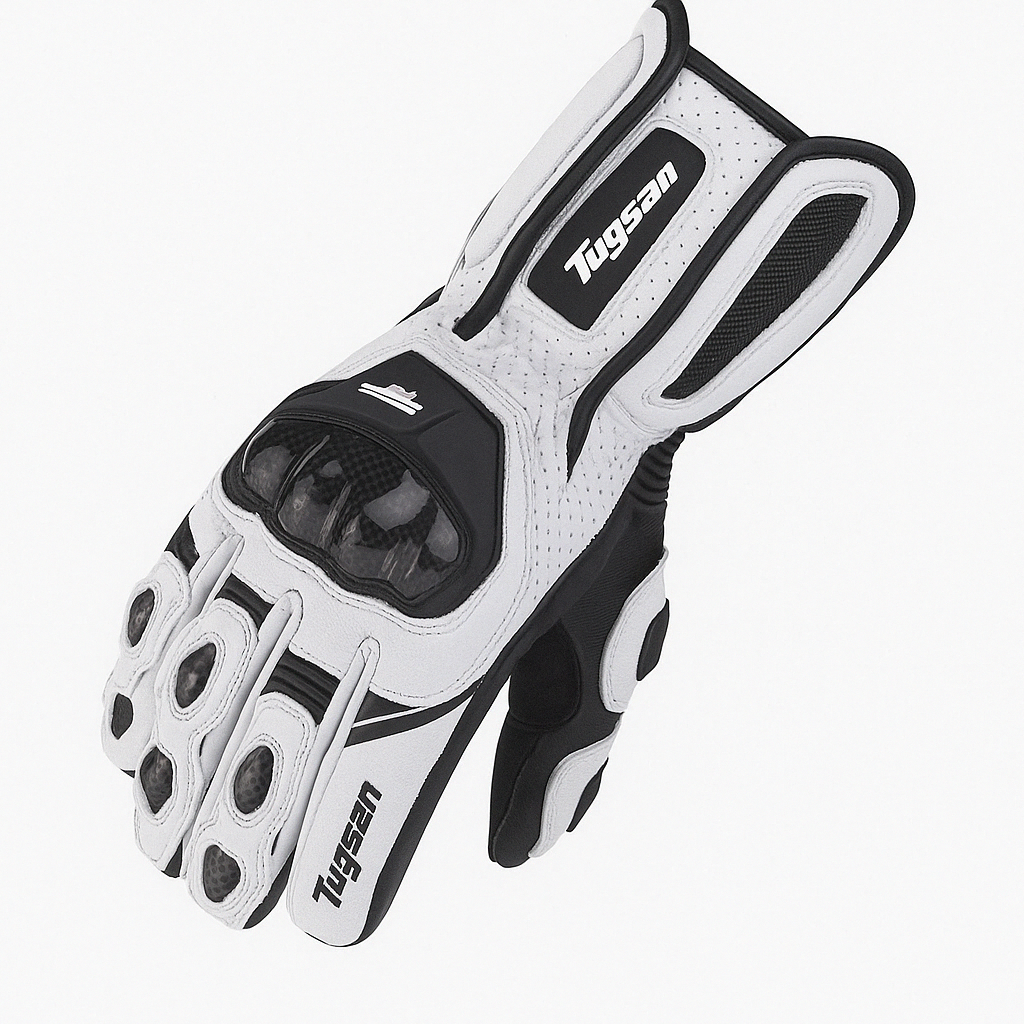 Gants Moto en Cuir avec Fibre de Carbone – Protection et Style Toute l’Année