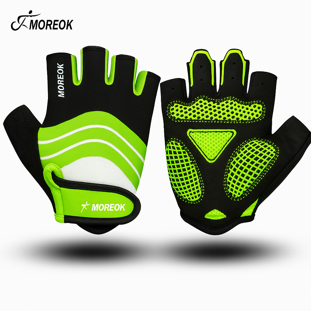 Gants de Fitness et de sport demi-doigts MOREOK – Performance, Confort et Polyvalence.