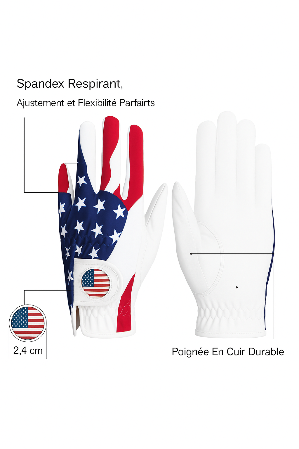 Gants de Golf O FINGER TEN – Élégance, Performance et Confort