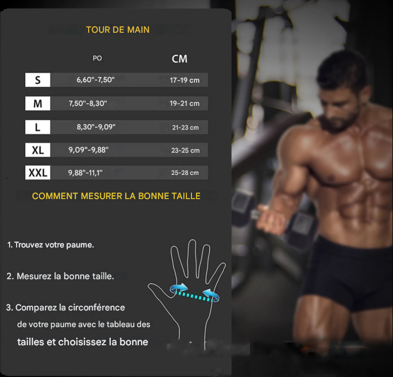 Gants de Fitness Dibear – Performance, Confort et Résistance pour Tous Vos Entraînements