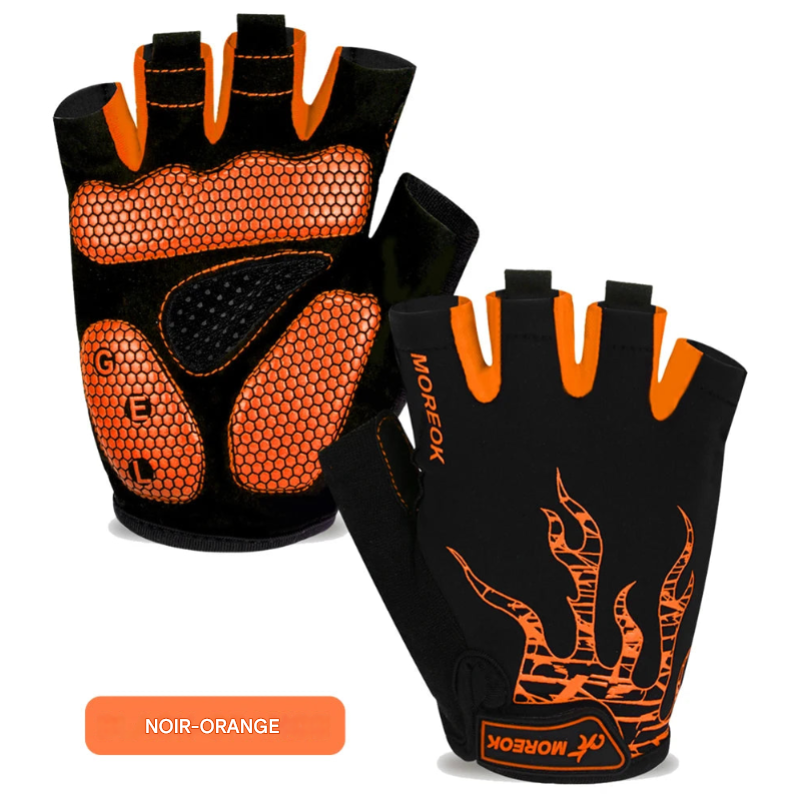 Gants Moreok de Fitness et de Vélo avec Coussin en GEL – Protection et Confort