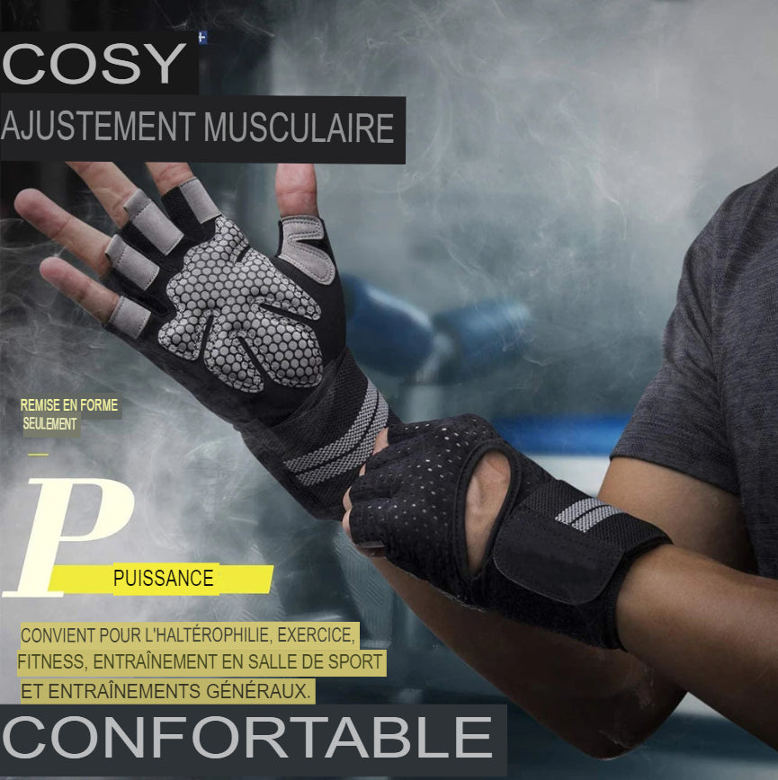 Gants d’Entraînement Musculation et de  CrossFit -Protection et  Performance