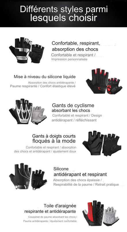 Gants de Fitness et Cyclisme ROCKBROS – Confort, Protection et Performance