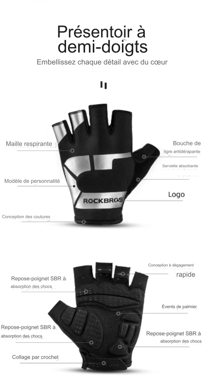 Gants de Fitness et Cyclisme ROCKBROS – Confort, Protection et Performance