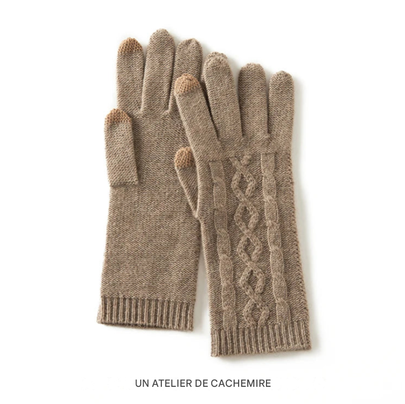 Gants d’Hiver Femme  100% Cachemire – Élégance et confort