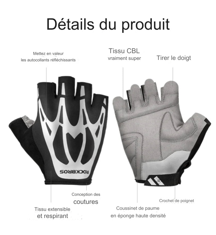 Gants de Fitness et Cyclisme ROCKBROS – Confort, Protection et Performance