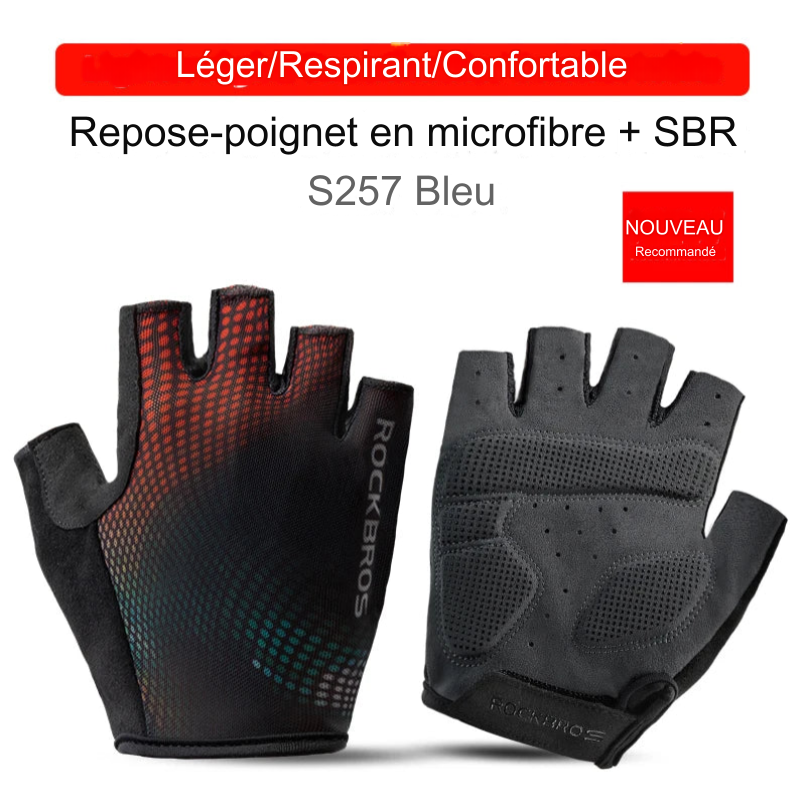 Gants de fitness et de sport Demi-Doigt ROCKBROS – Confort, Protection et Performance
