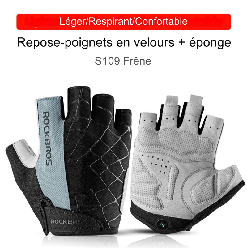 Gants de fitness et de sport Demi-Doigt ROCKBROS – Confort, Protection et Performance
