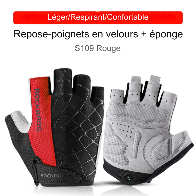 Gants de fitness et de sport Demi-Doigt ROCKBROS – Confort, Protection et Performance