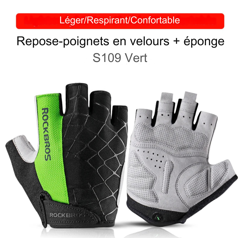 Gants de fitness et de sport Demi-Doigt ROCKBROS – Confort, Protection et Performance