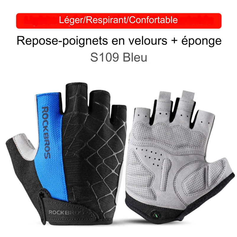 Gants de fitness et de sport Demi-Doigt ROCKBROS – Confort, Protection et Performance