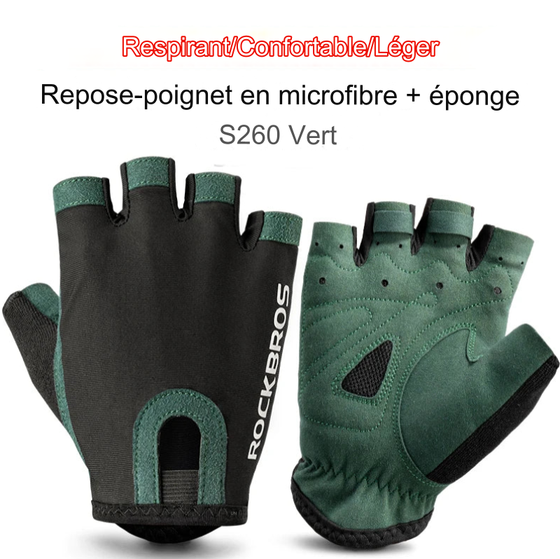Gants de fitness et de sport Demi-Doigt ROCKBROS – Confort, Protection et Performance