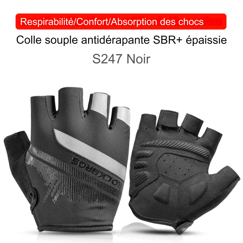 Gants de fitness et de sport Demi-Doigt ROCKBROS – Confort, Protection et Performance