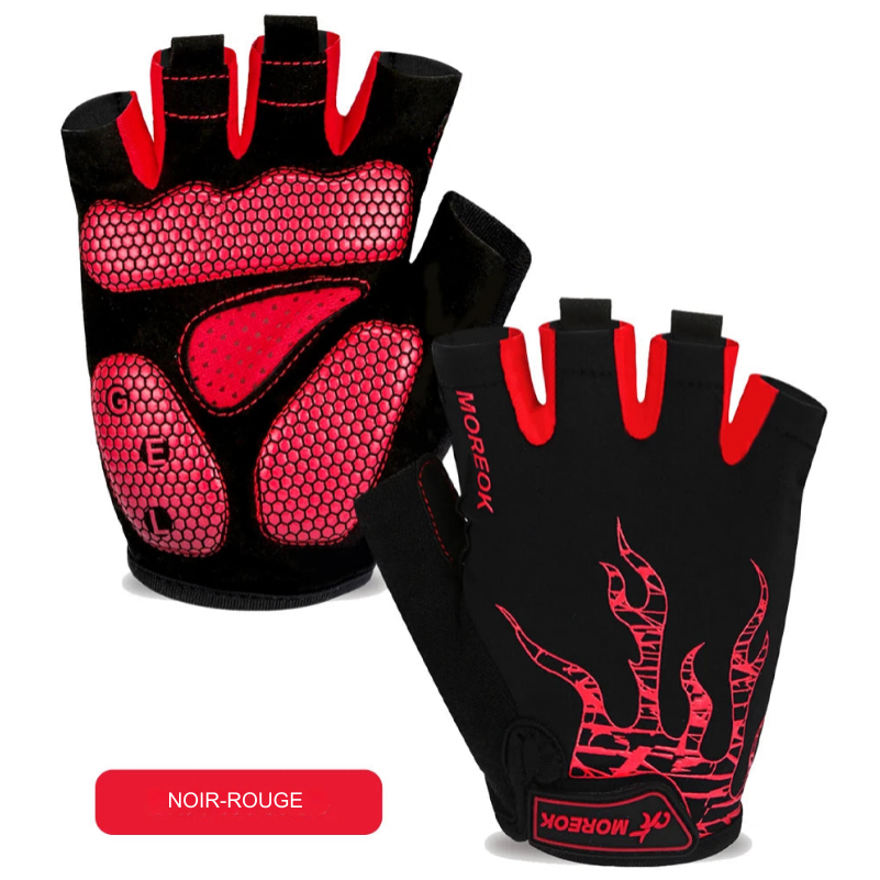 Gants Moreok de Fitness et de Vélo avec Coussin en GEL – Protection et Confort