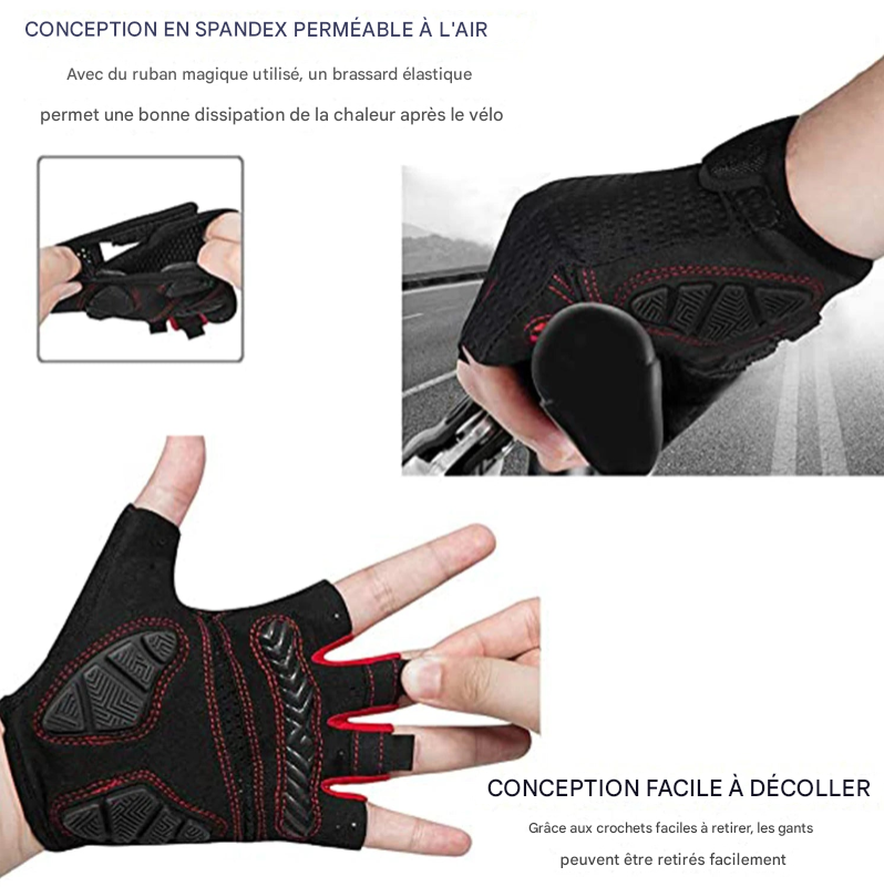 Gants de Fitness et de Sport Demi-Doigts MOREOK – Confort, Performance et Polyvalence.