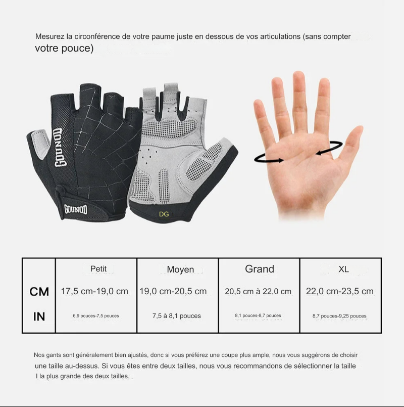 Gants de Fitness GOUNOD – Confort et Performance.