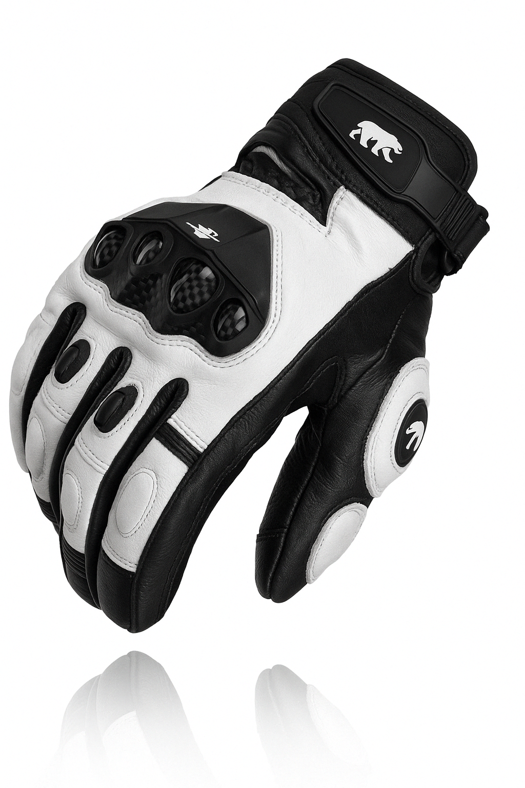 Gants Moto en Cuir avec Protection Carbone – Style, Sécurité et Confort
