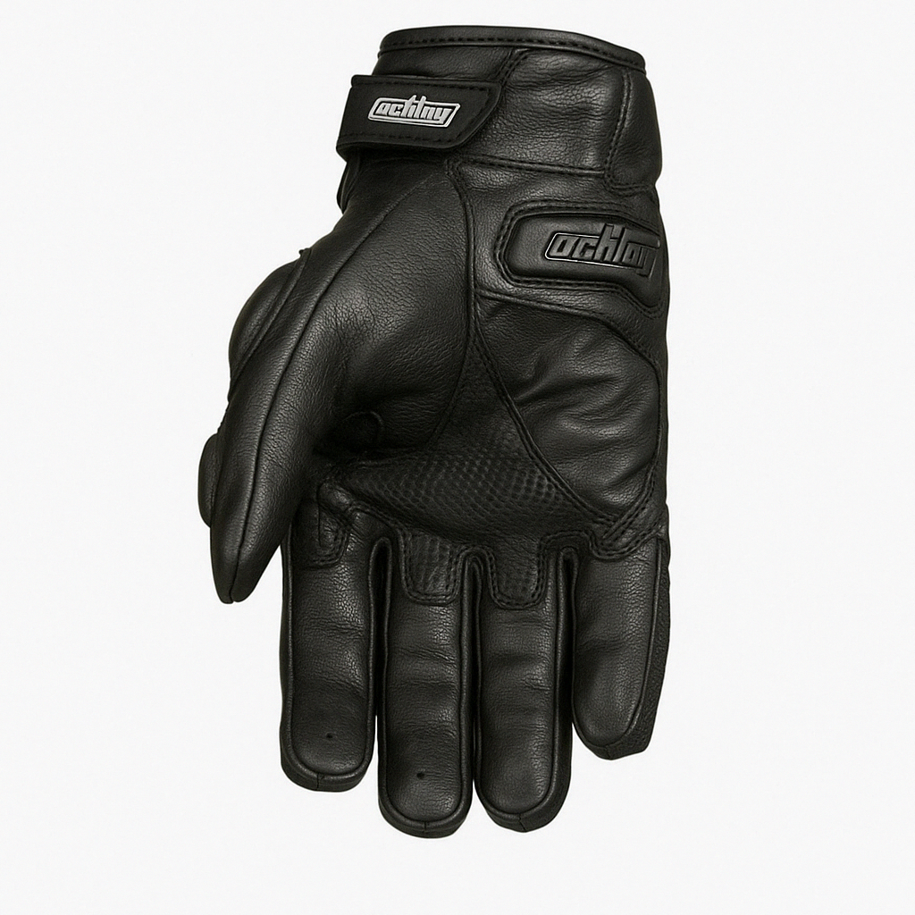 Gants Moto en Cuir avec Protection Carbone – Style, Sécurité et Confort