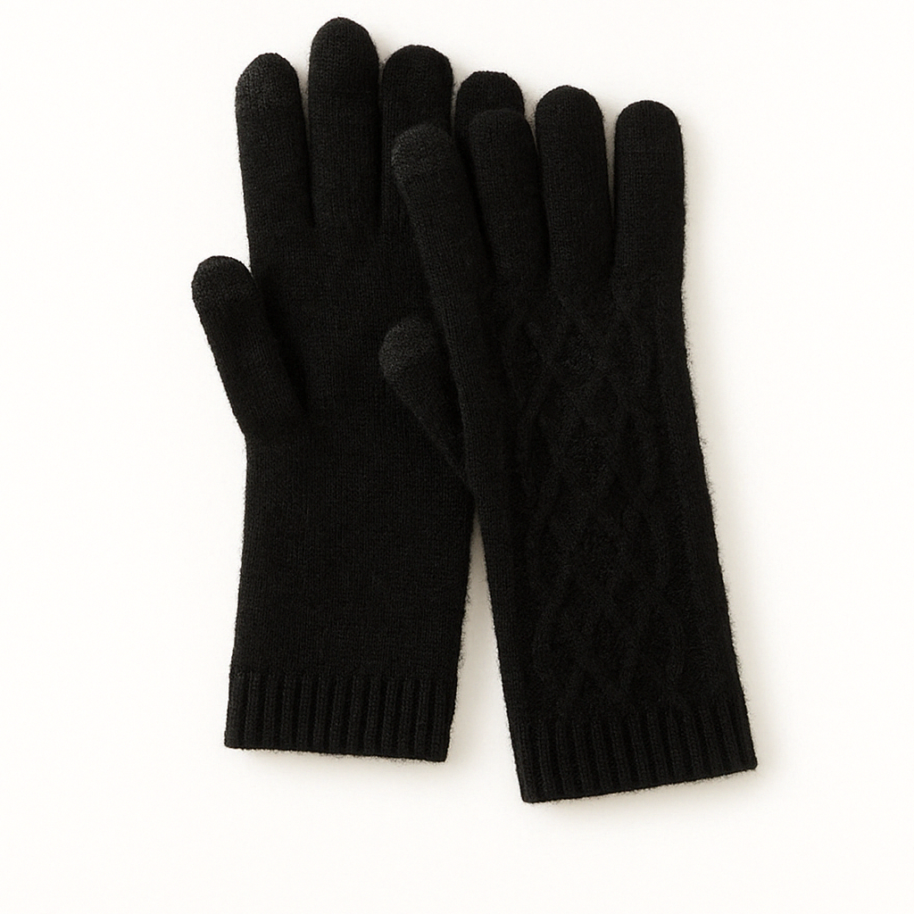 Gants d’Hiver Femme  100% Cachemire – Élégance et confort