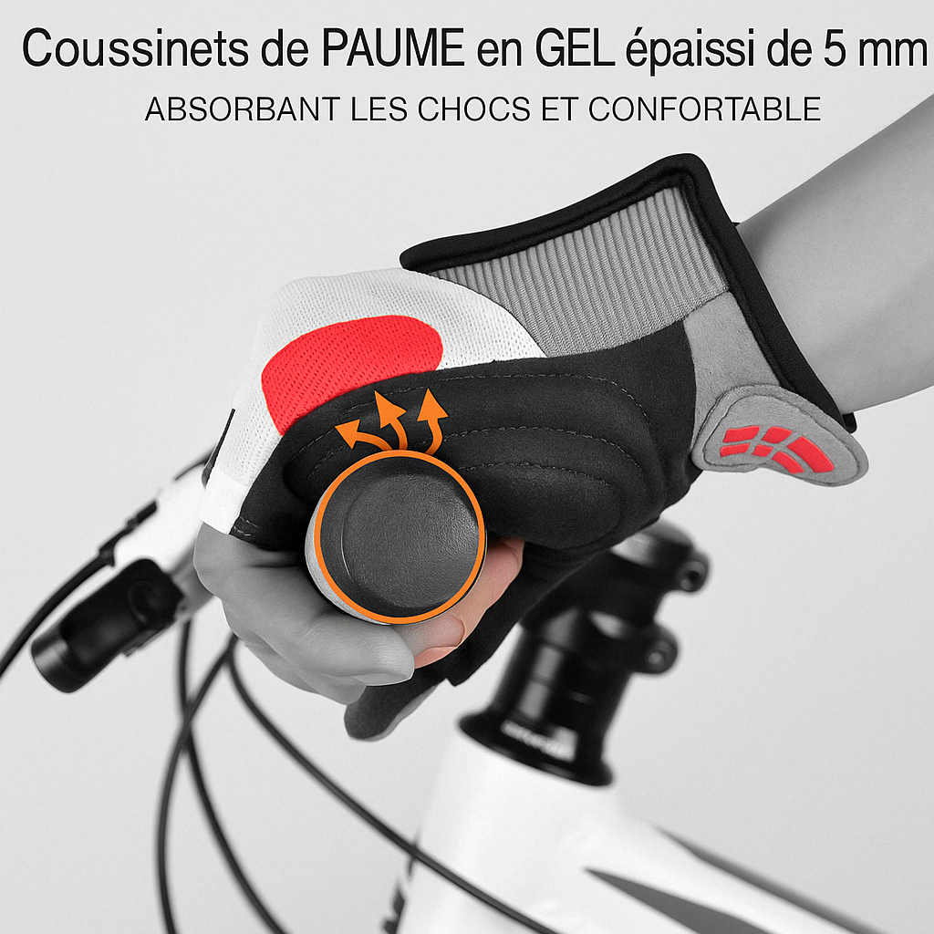 Gants de Sport INBIKE Demi-Doigts – Idéals pour Cyclisme, Fitness et Sports d'Été