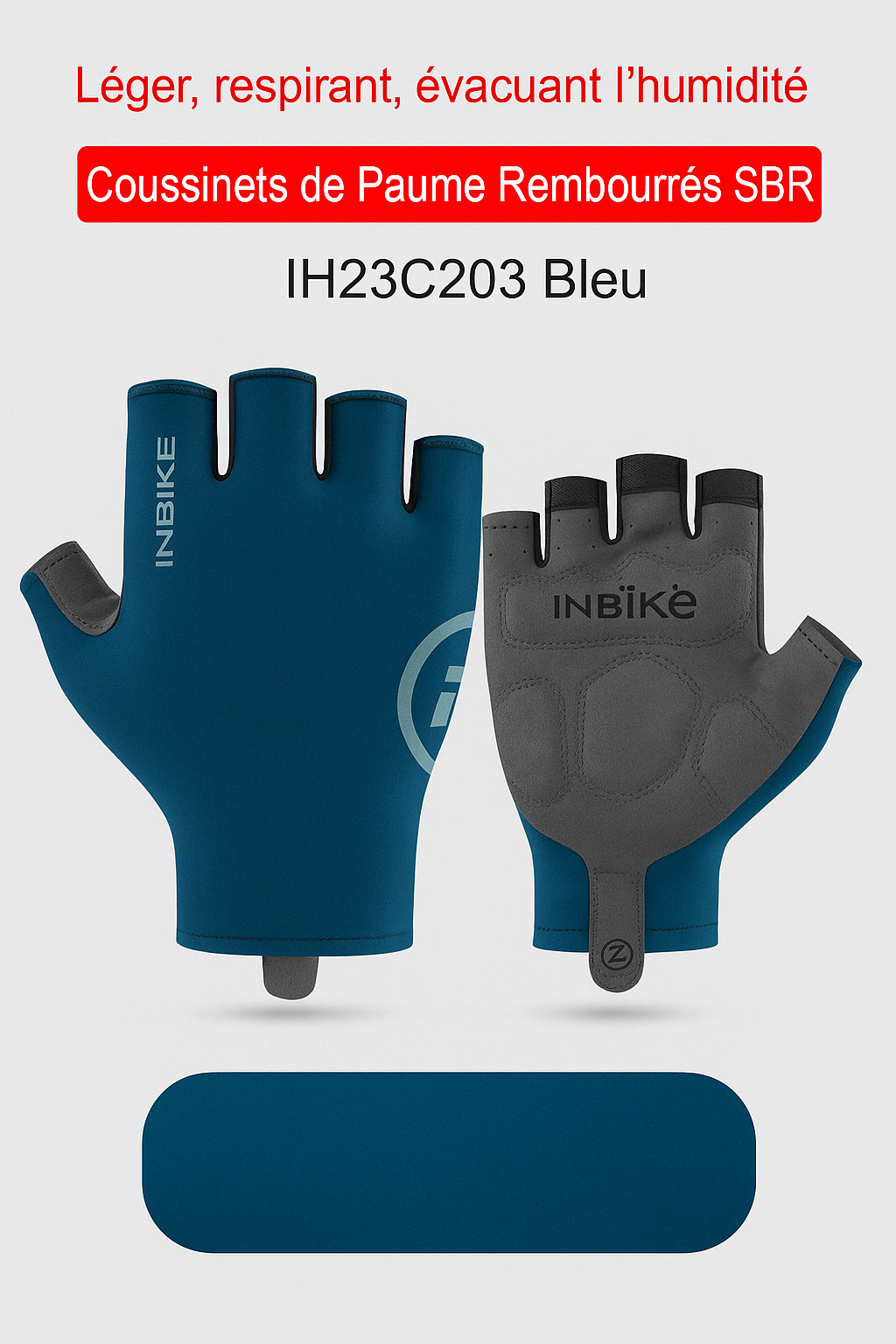 Gants de Sport INBIKE Demi-Doigts – Idéals pour Cyclisme, Fitness et Sports d'Été