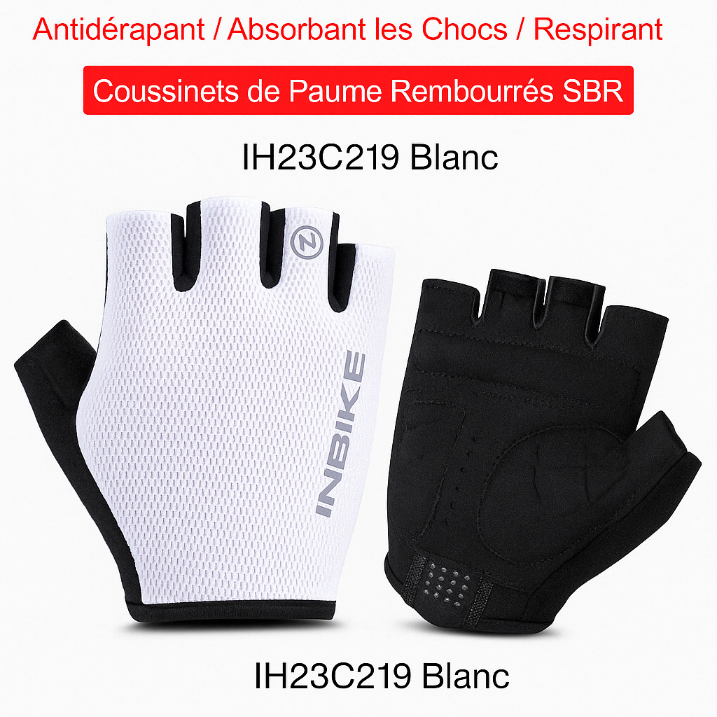 Gants de Sport INBIKE Demi-Doigts – Idéals pour Cyclisme, Fitness et Sports d'Été