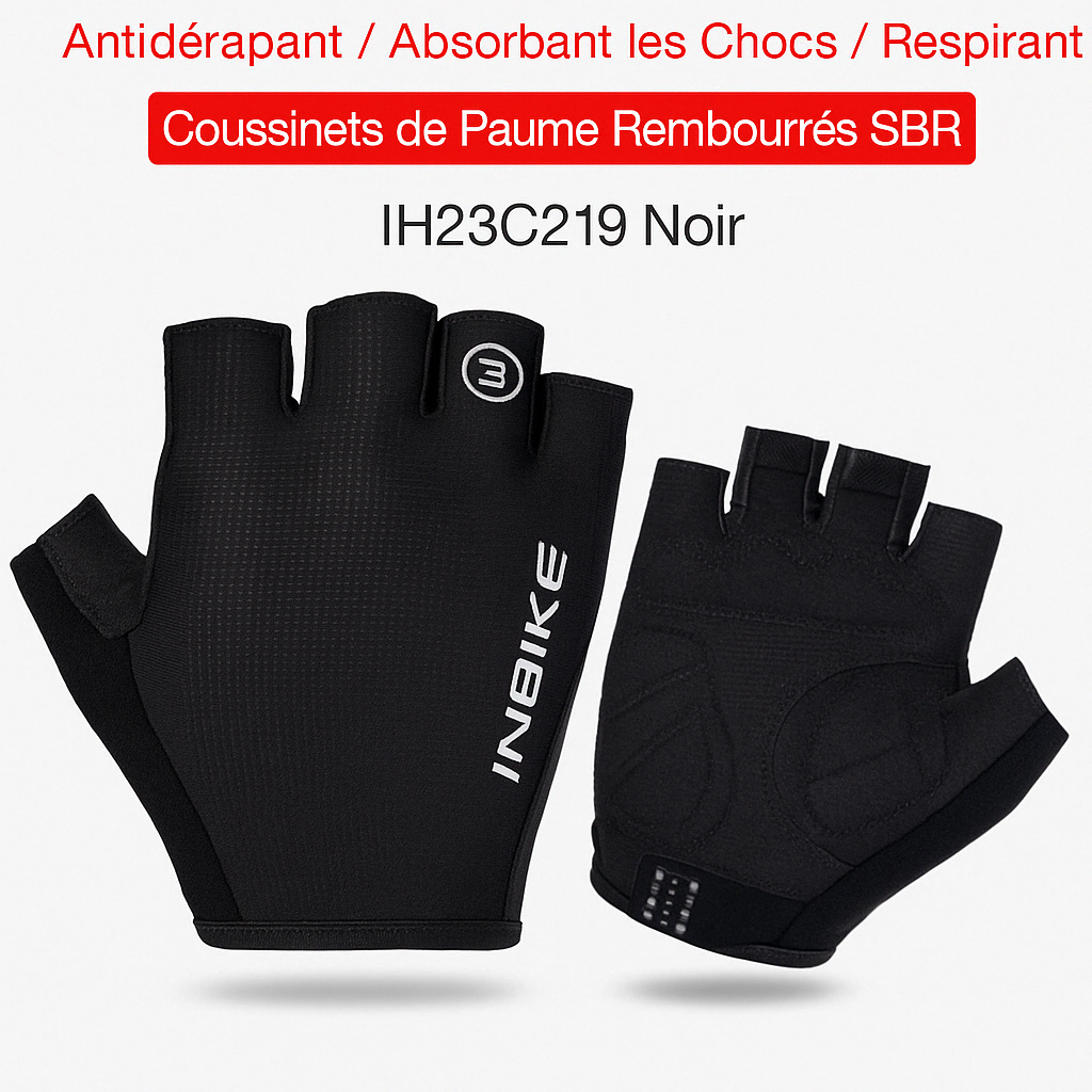 Gants de Sport INBIKE Demi-Doigts – Idéals pour Cyclisme, Fitness et Sports d'Été